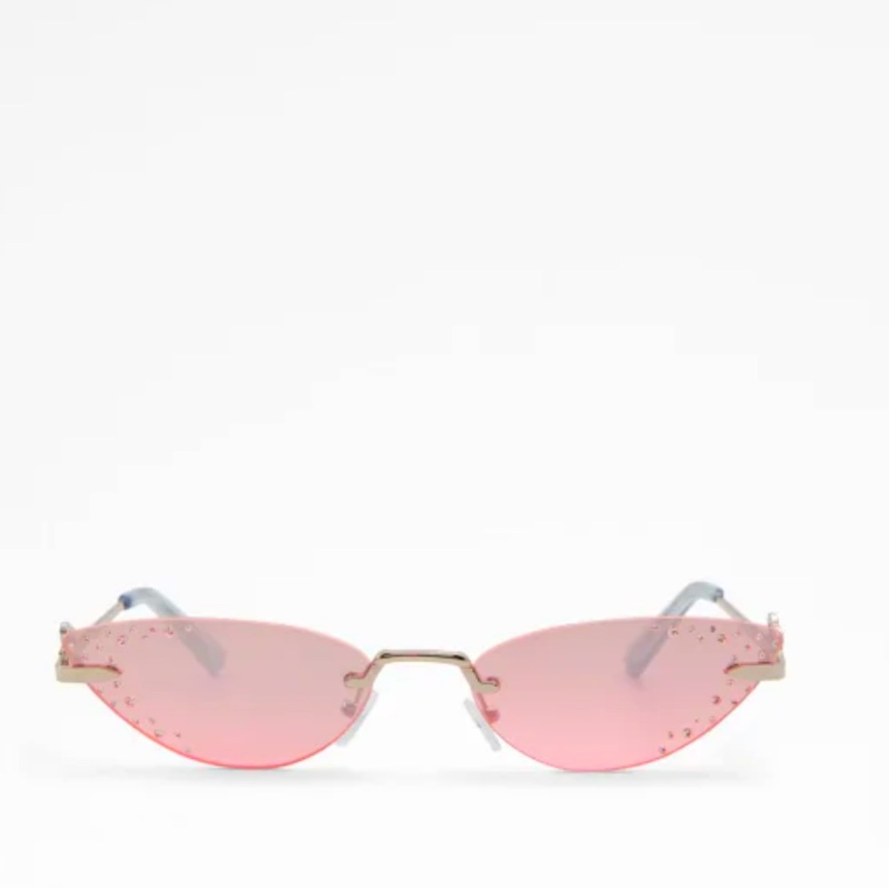 BarbieCatEye pink and silver sunglasses shades
